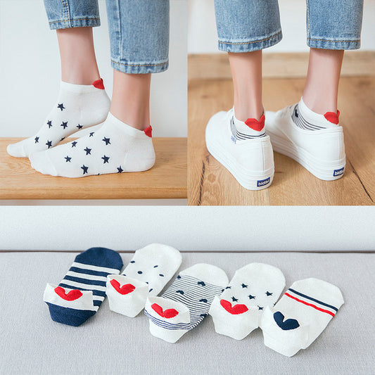 Cartoon Feather Yarn Women's Socks