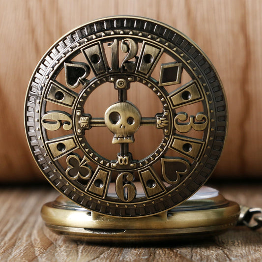 Shantou carved pocket watch