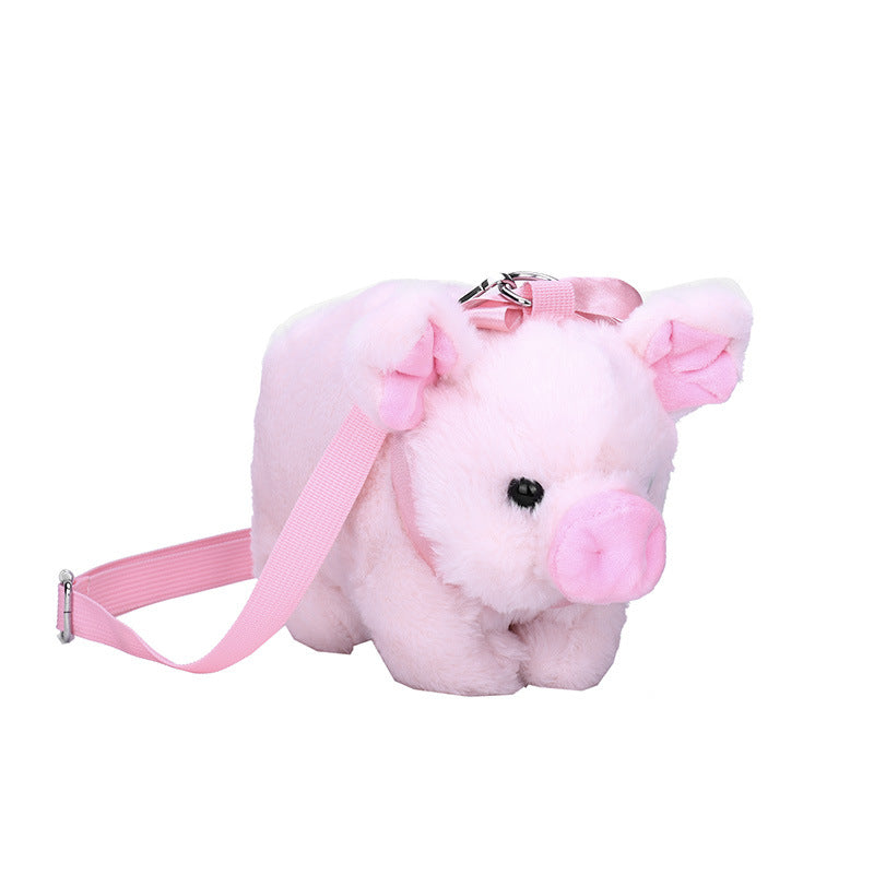Japansk Piggy Plys Dametaske med Stor Kapacitet