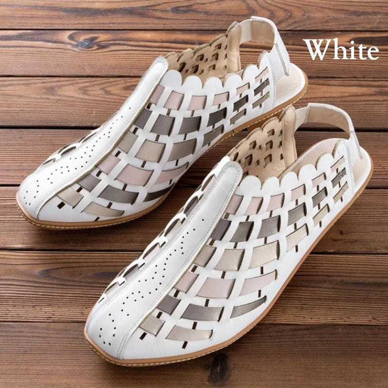 Woven characteristic women's boots