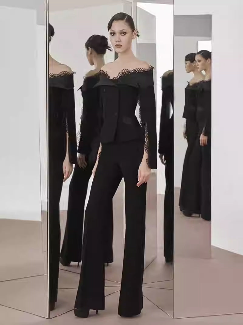 Socialite-style Elegant High-end Gown Set