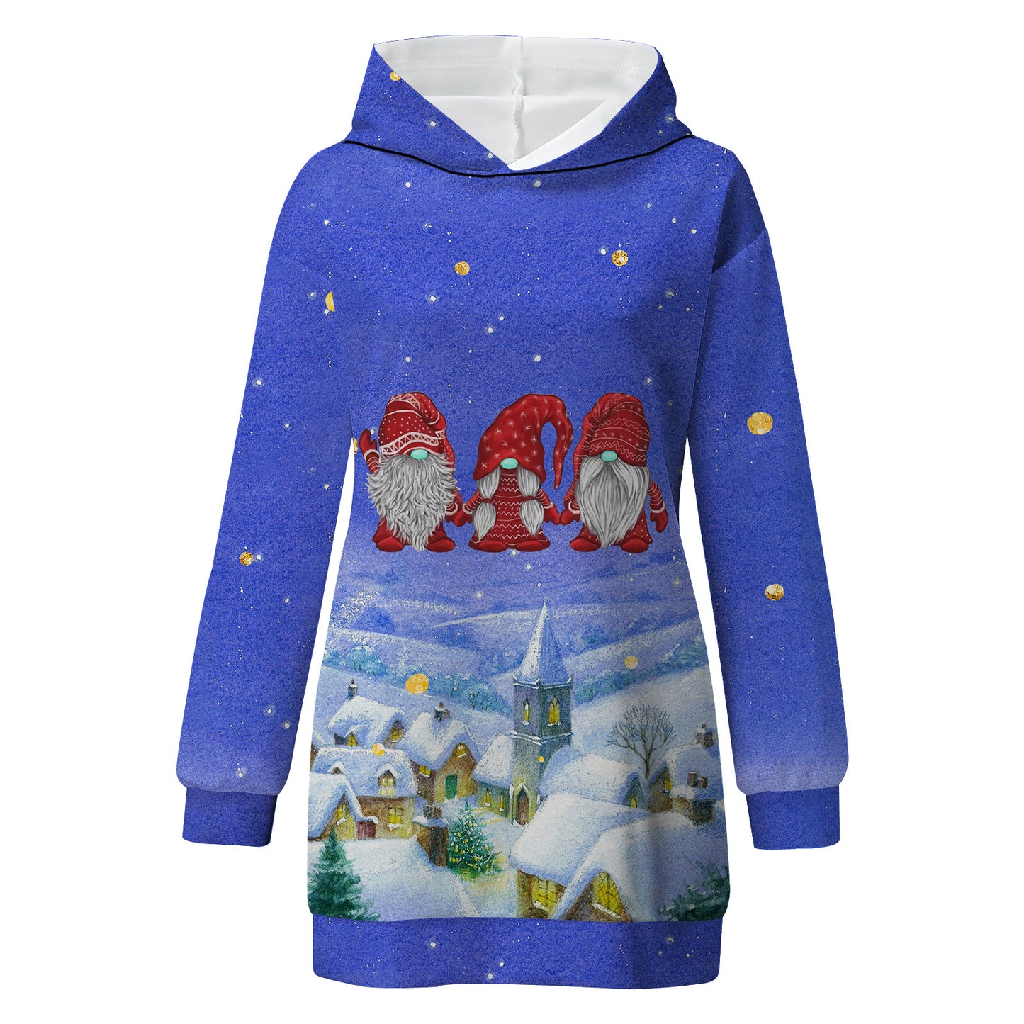 Christmas Print Hoodie Digital Printing
