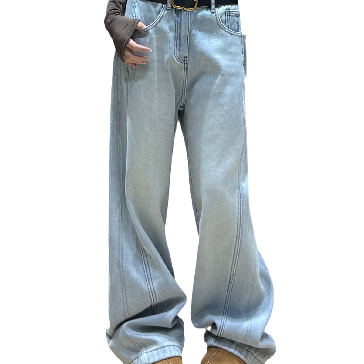 Drooping Slimming Wide Leg Pants Loose-fitting Mopping Pants