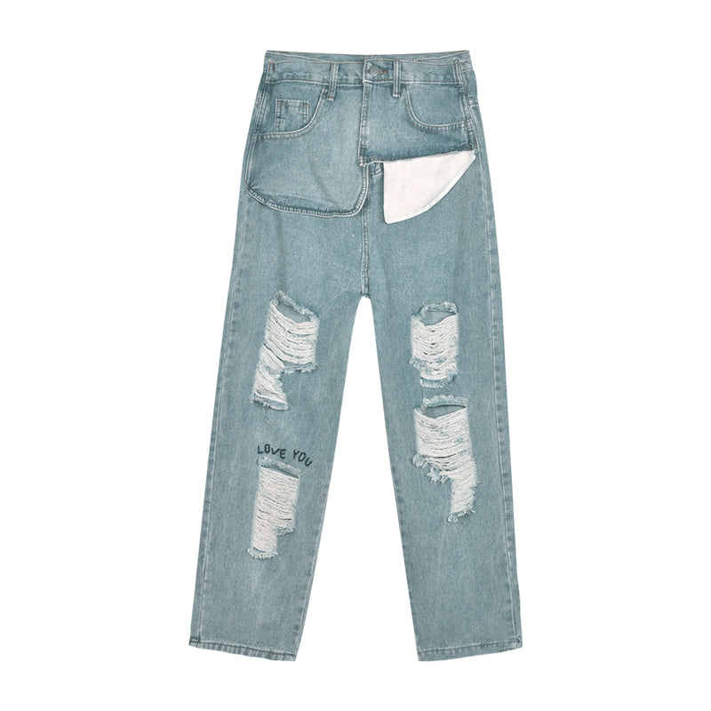 Tooling hole daddy jeans