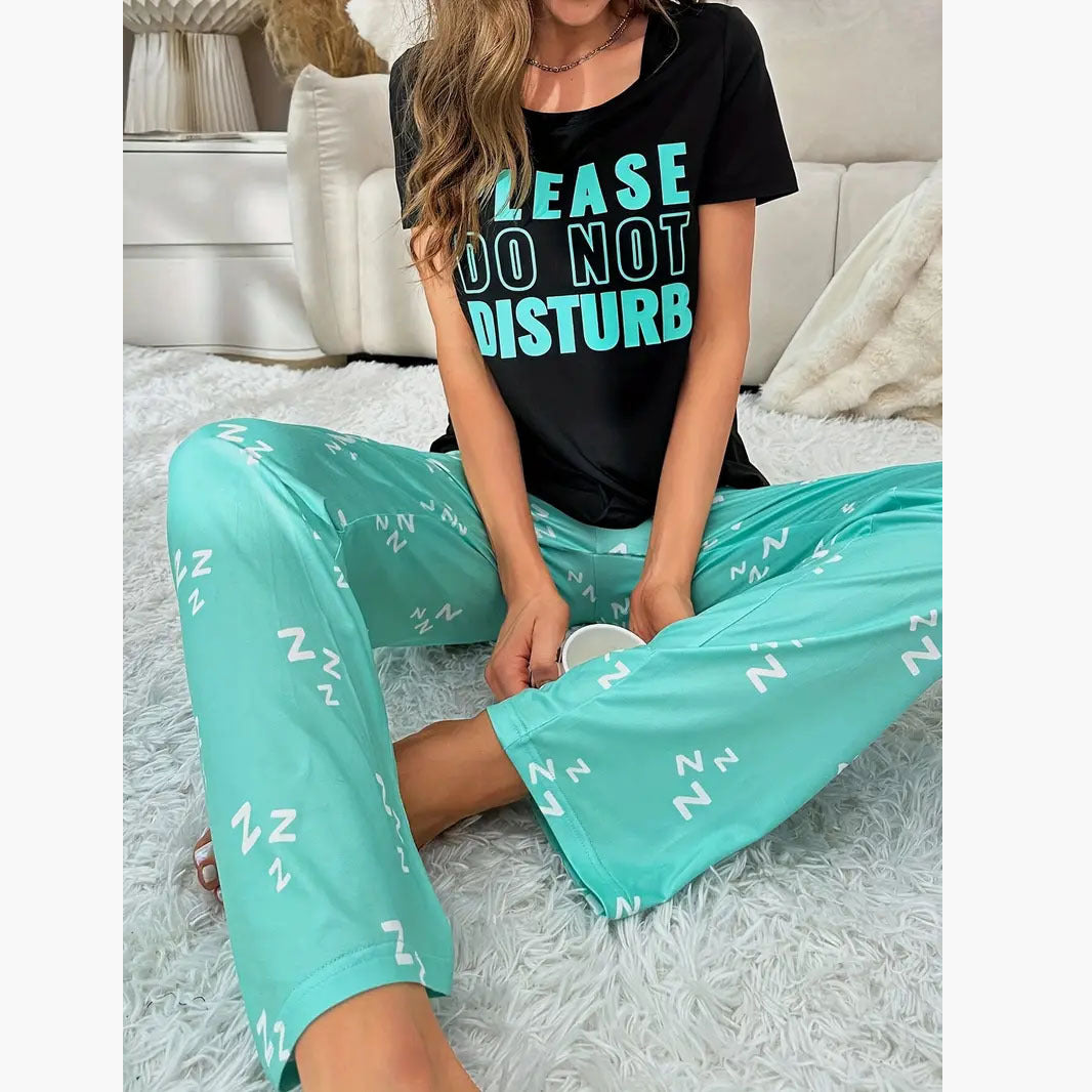 New Letter Printed Homewear Suitable For Daily Wear Suit