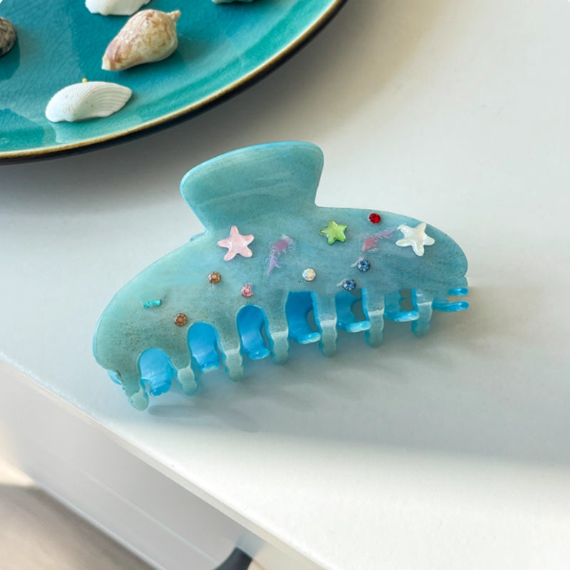 Ocean Style Niche Design Acetate Shark Clip