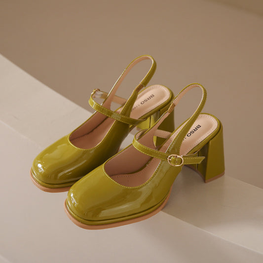 French Toe Cap New High Heel Sandals Women