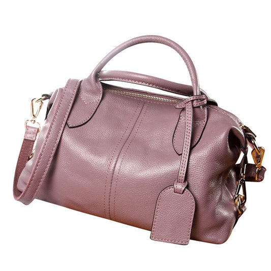 Ny europæisk lædertaske mode håndtaske Crossbody Taske Boston enkel taske engros