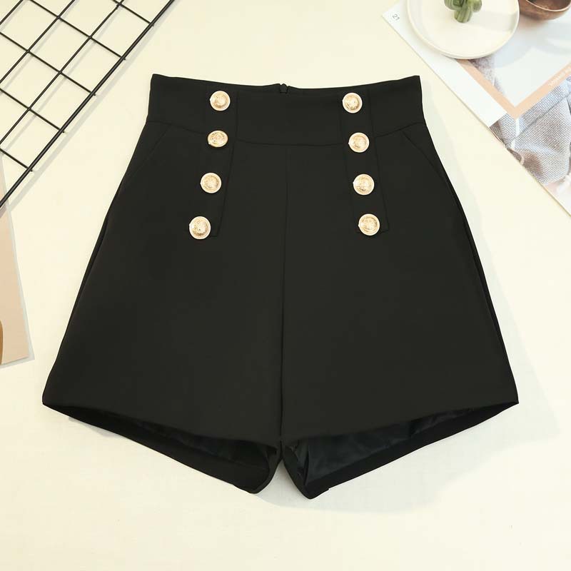 Women's High Waist Solid Color Straight Casual Wide-leg Pants