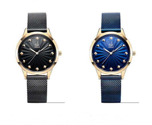 Shengke waterproof women's watch