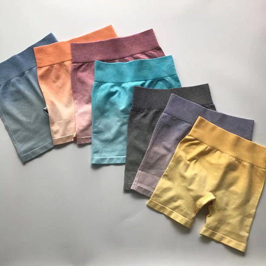 Anti-light Fast-drying Running Fitness Three-point Pants High Waist Peach Yoga Pants