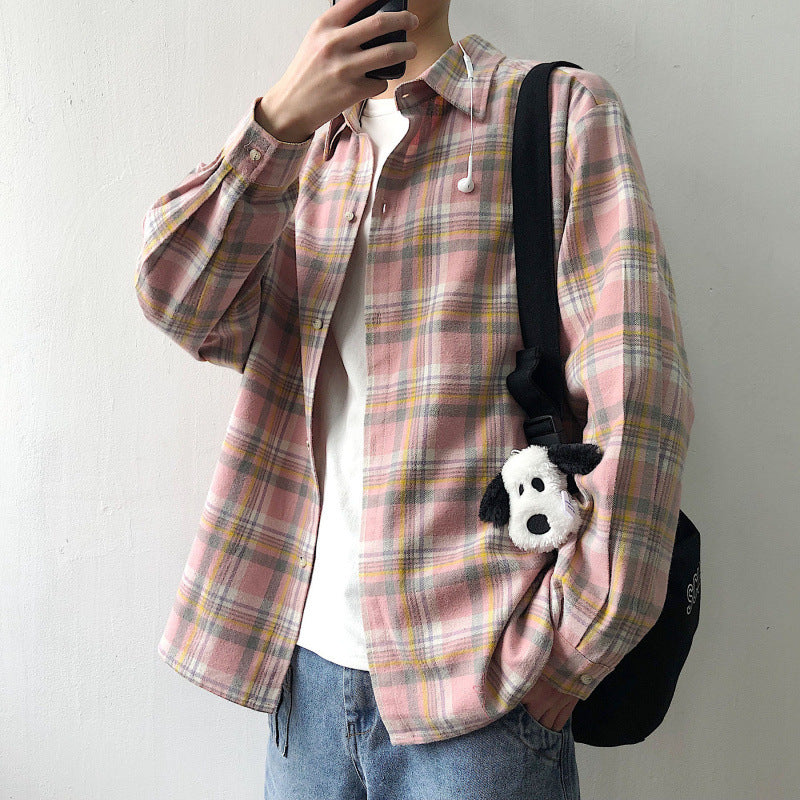 Shirt Men's Hong Kong Style Couple Coat