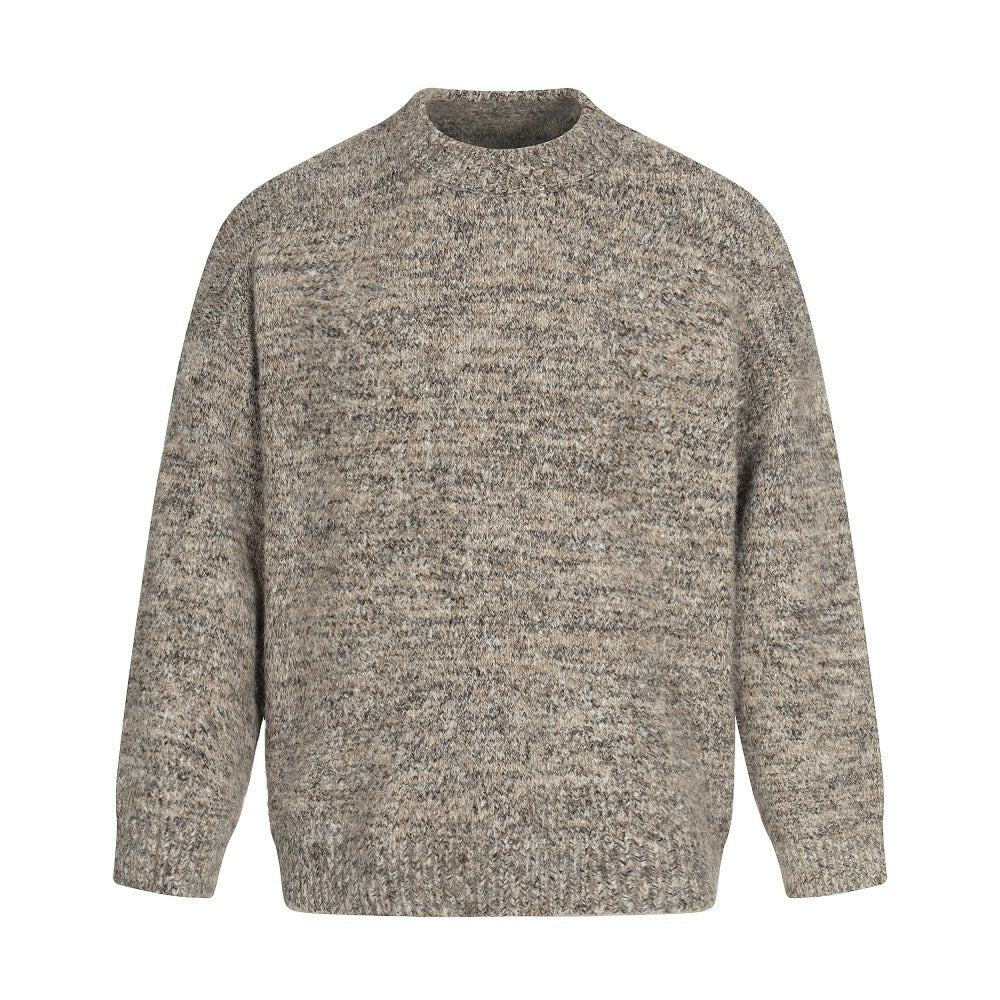 Men's Sweater Base Layer Loose Casual Longsleeve Knitted Top