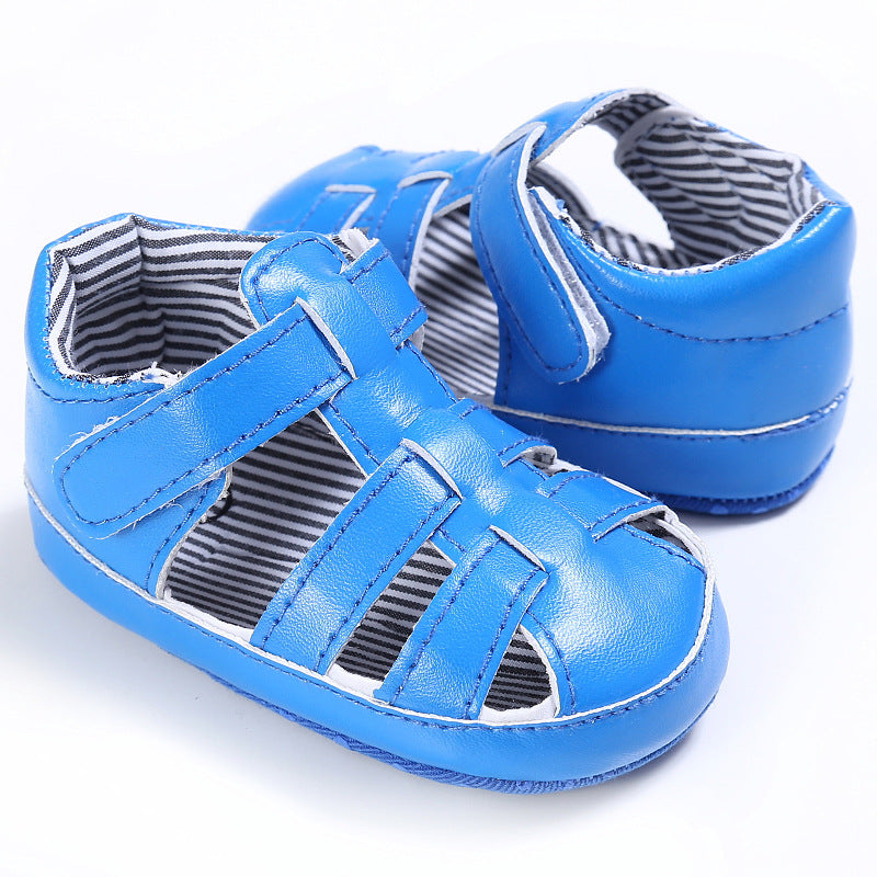 Baby Solid Color Soft-soled Hollow Toddler Sandals