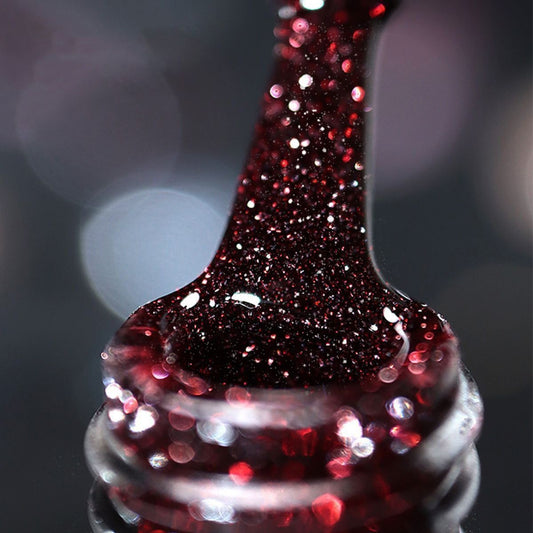 Flashy Reflective Nightclub-style Glitter Nail Gel