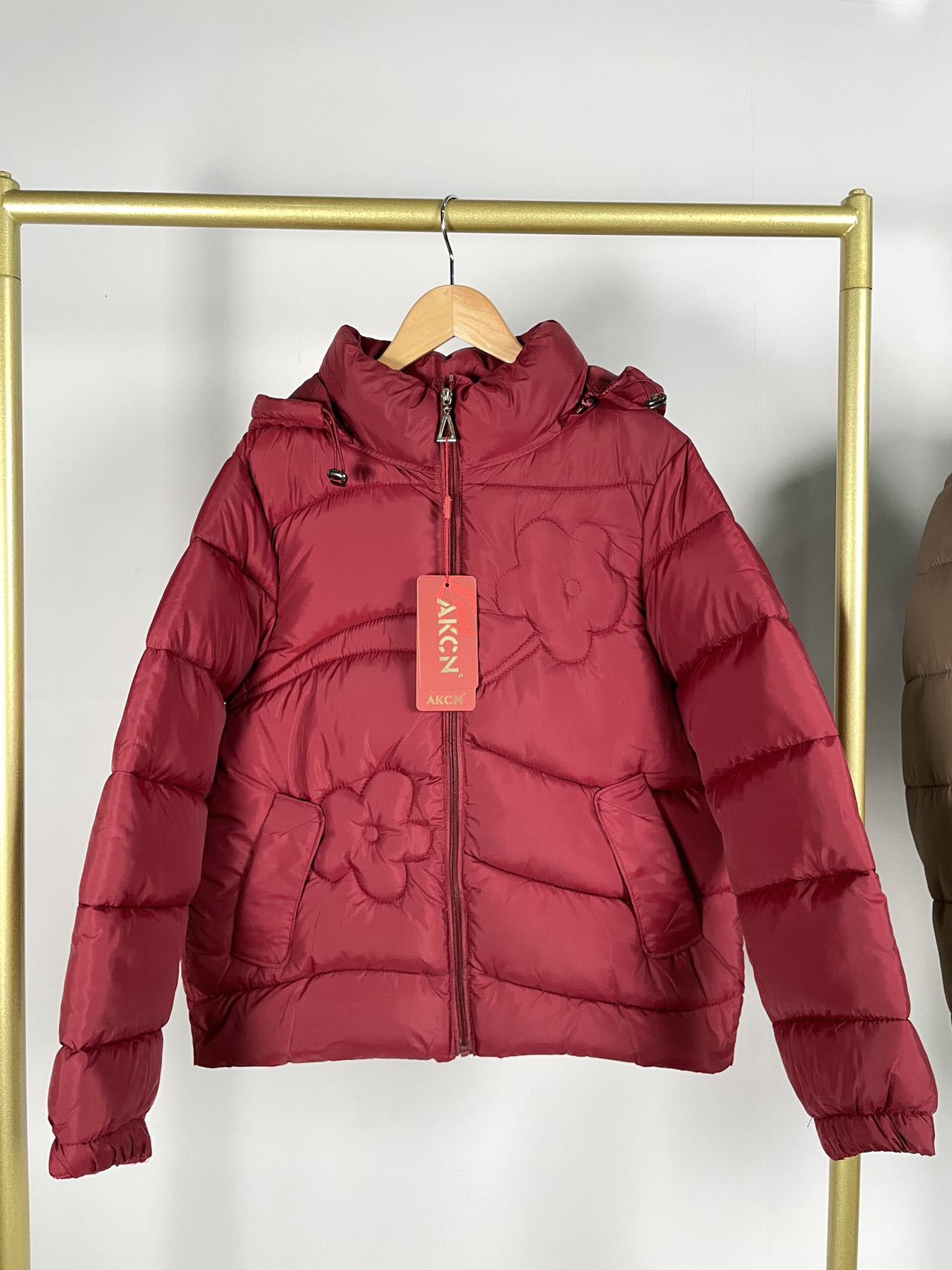 Fleece-lined Thick Mid-length Down Cotton-padded Jacket