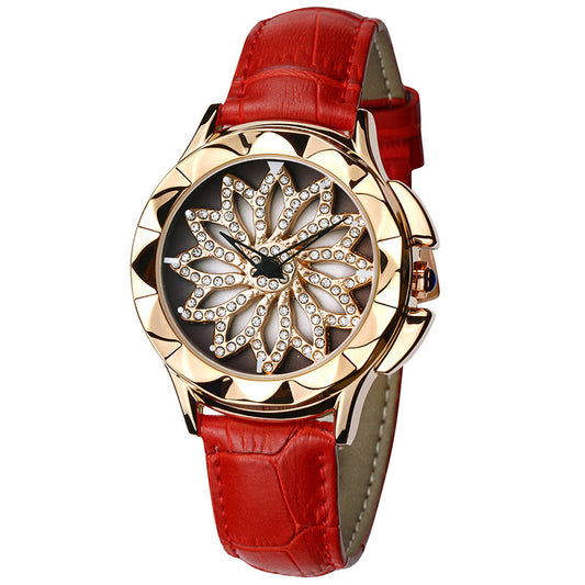Rhinestone leisure creative watch