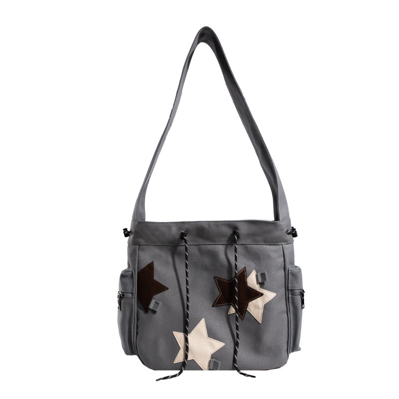 Fashion American Retro Large Capacity Shoulder Messenger Bag