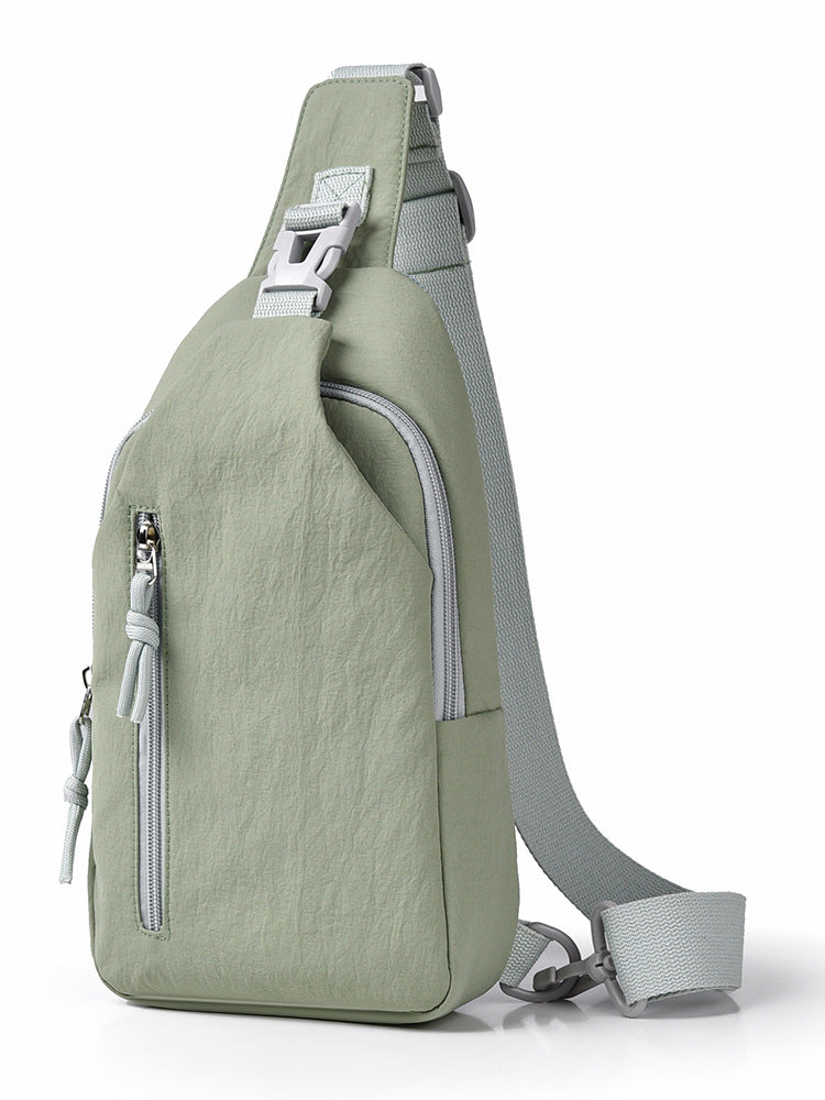 Nylon Casual Crossbody Taske Kompakt Brystrygsæk