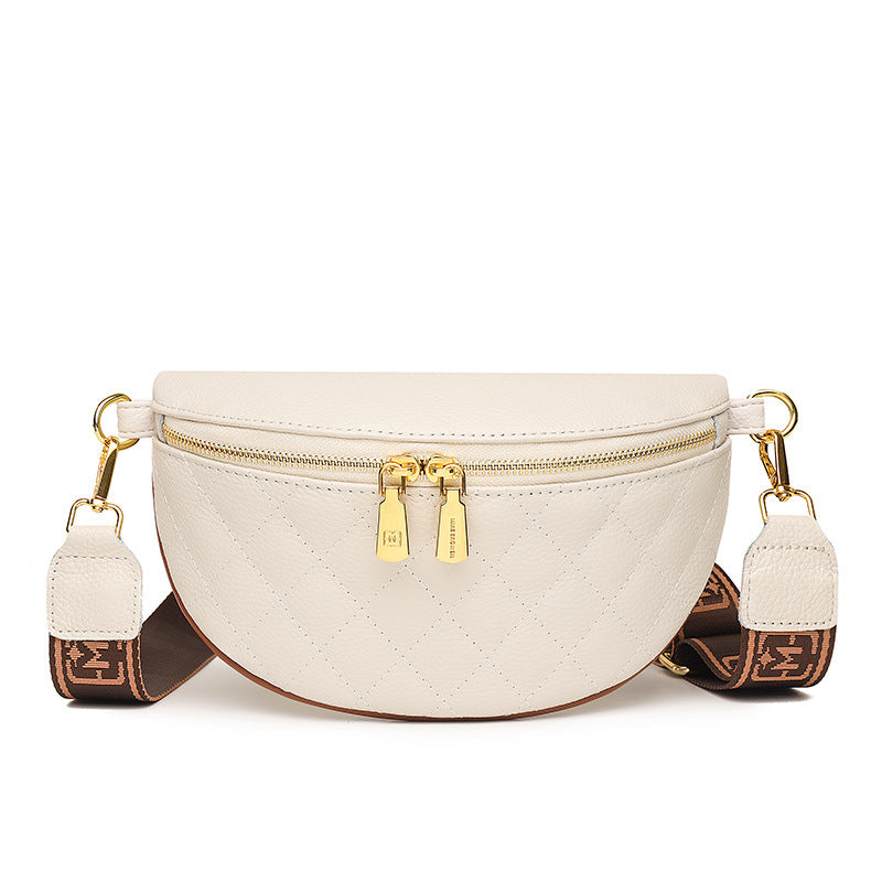 Dame moderigtig, enkel rhombus-crossbody-taske