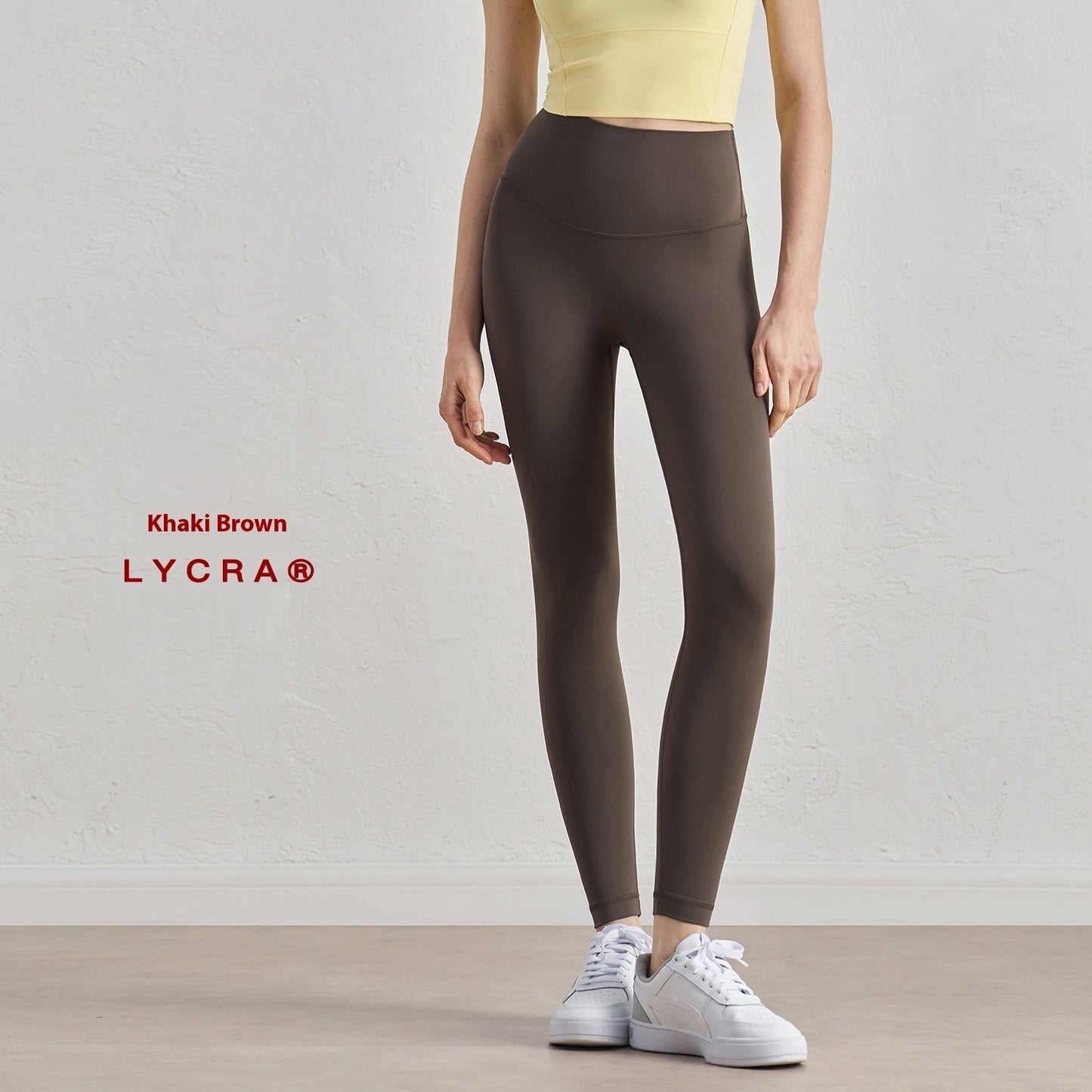 Yoga Pants Nude Feel High Waist Peach Hip Slim Fit Fitness Pants Female