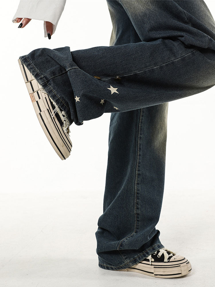 American High Street Design Star Jeans Girl