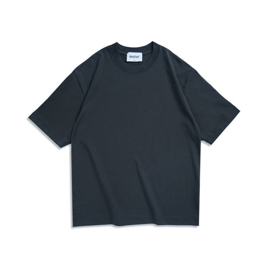 Japansk kraftig løs kortærmet T-shirt i collegestil