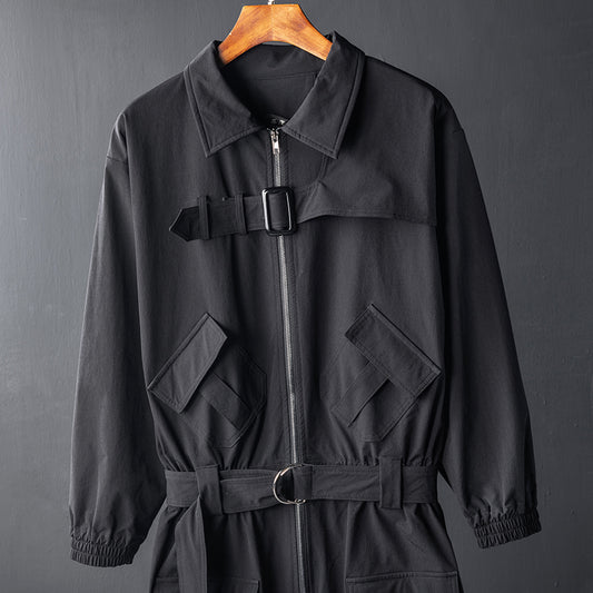 New Unisex Black Suit Employee Jumpsuit