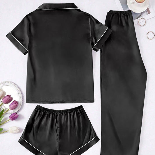 Long Pantssmooth-surface Womens Loungewear Set In French Style
