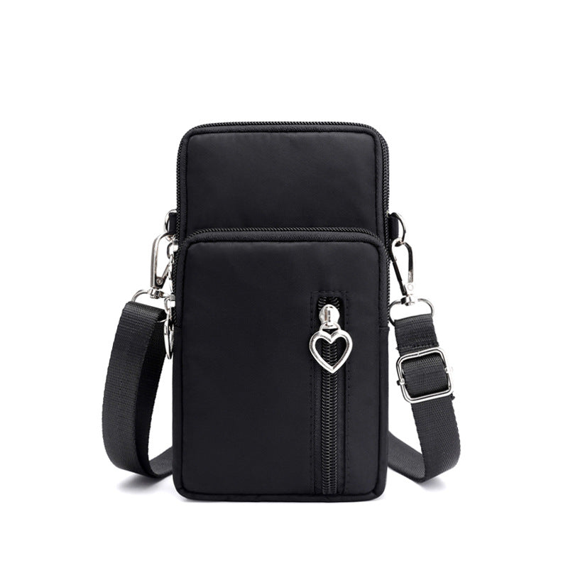 Dame Mode Afslappet Ensfarvet Crossbody Taske