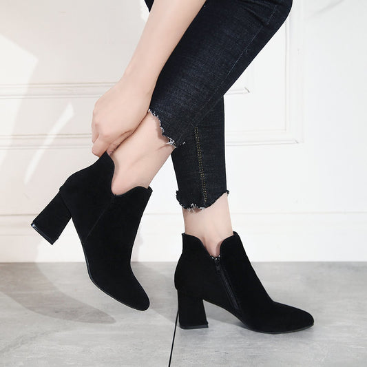 Plus Fleece Low-top Cotton Boots Warm Short Boots