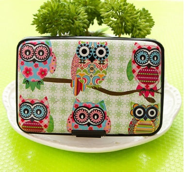 Owl organ card package ultra-thin cute women's multi-card card package bus bank card sets