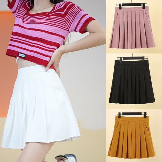 Casual Women's Clothing Slimming High Elastic Waist Anti-exposure Short Culottes