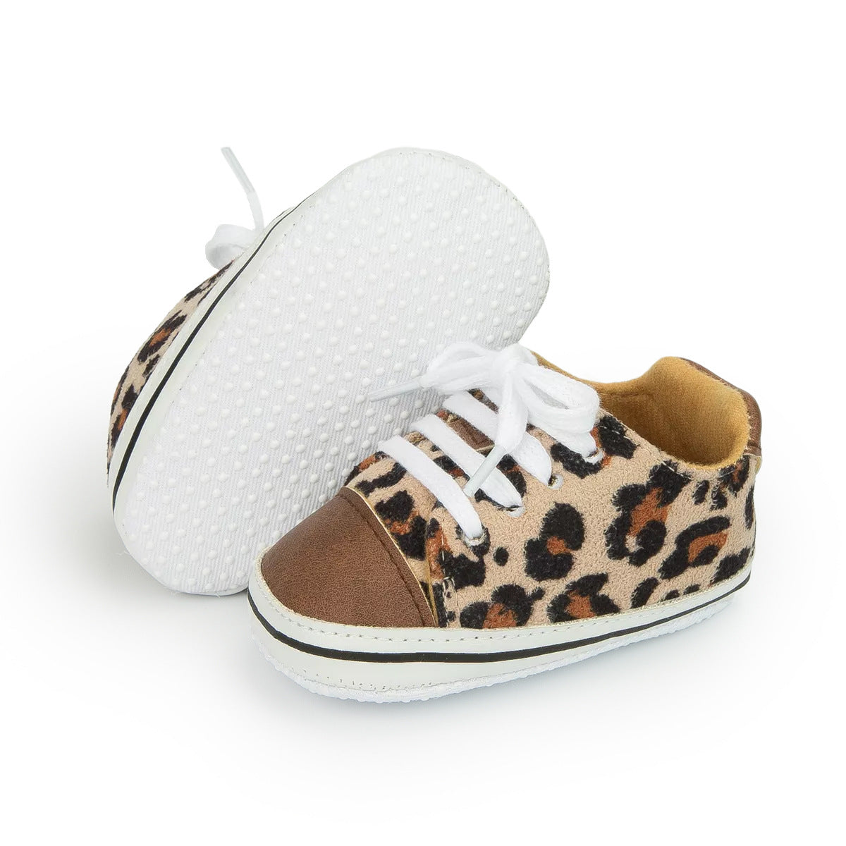 Leopard Print Canvas Soft Bottom Toddler Baby's Shoes