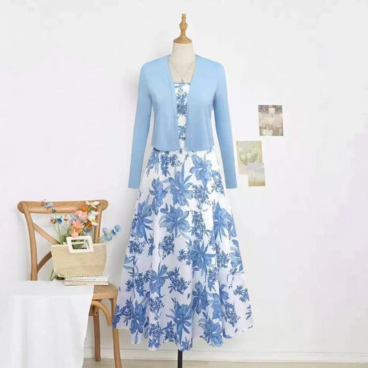 Elegant Two-piece Dress Set For Women