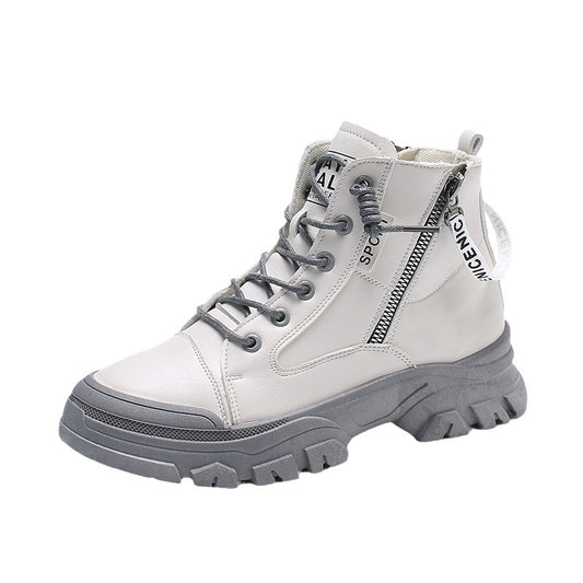 Autumn Fashion Casual Platform Single Boots Sports British Style Boots