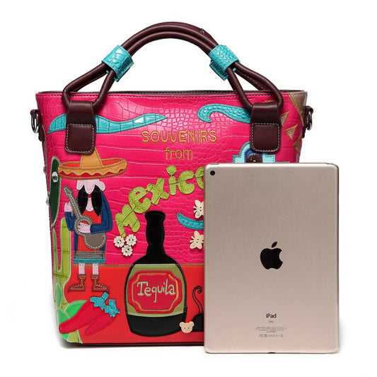 Vintage Pattern Portable Diagonal Bag
