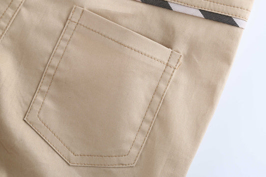 Korte shorts til drenge i britisk stil