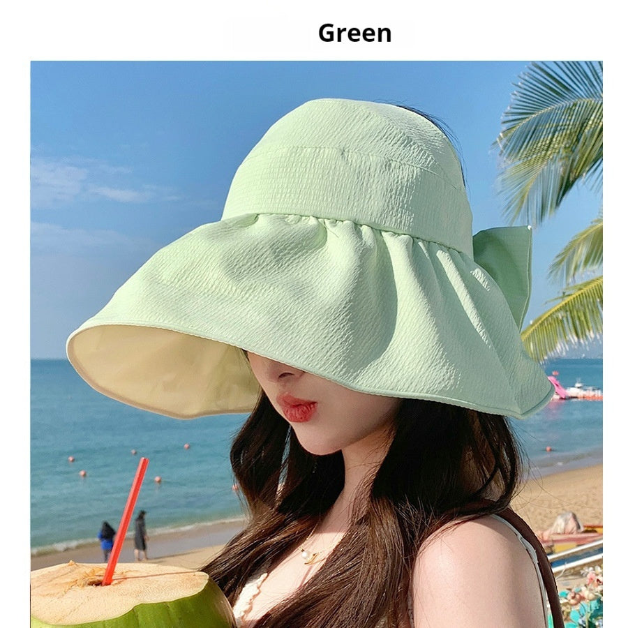 Top Big Brim Sun Hat UV Protection Vinyl Sun Protective