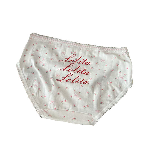 French-style Retro Floral Cute Womens Thongs