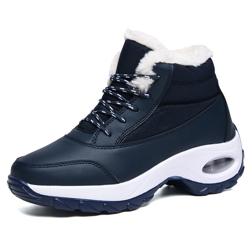 Snow boots women's platform rocking shoes