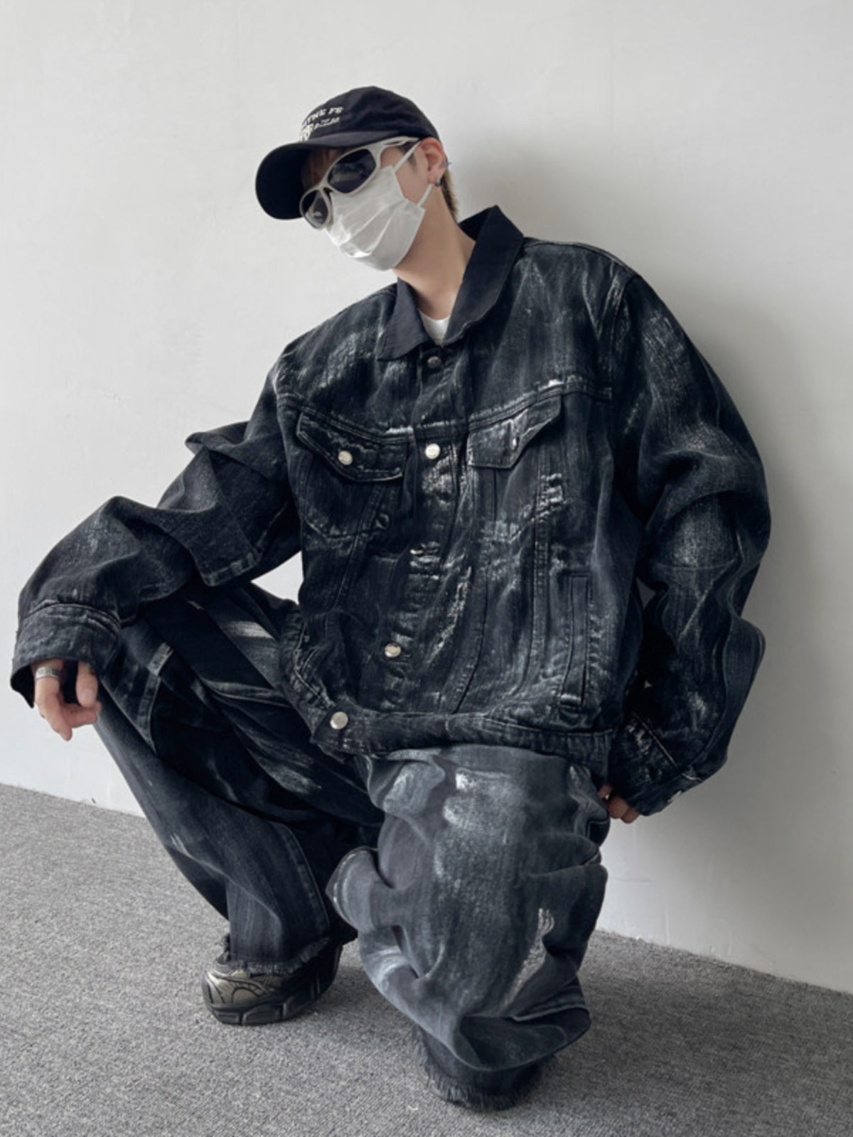 American Trendy Denim Set For Spring And Autumn Seasons
