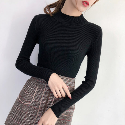 Pullover All-matching Slim Fit Skinny Sweater