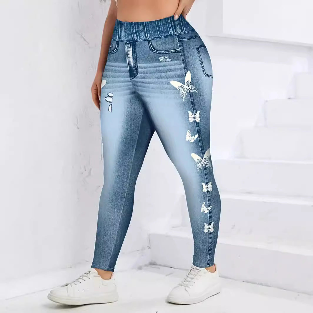 European And American Tights Trousers Seamless High Waist Fitness Pants