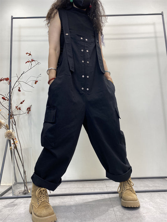 Plus-size casualbukser elegante, slankende ensfarvede minimalistiske design