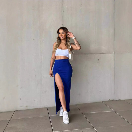 Fashionable Slit Bodycon Skirt For Women