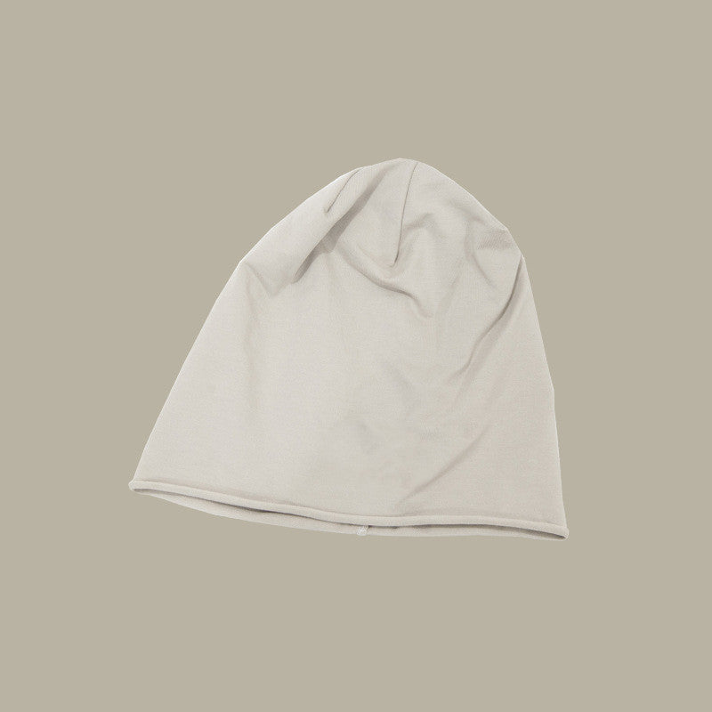 Japanese Style All-matching Black Thin Letter Toque