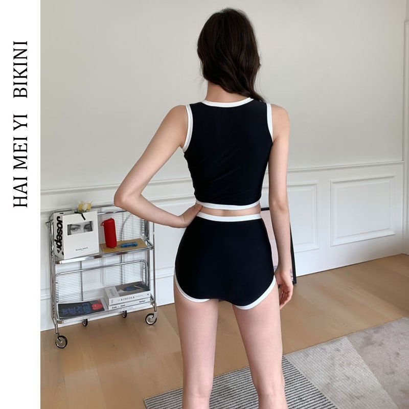 Korean-style Minimalist Fashion New Spa Resort Swimsuit Set