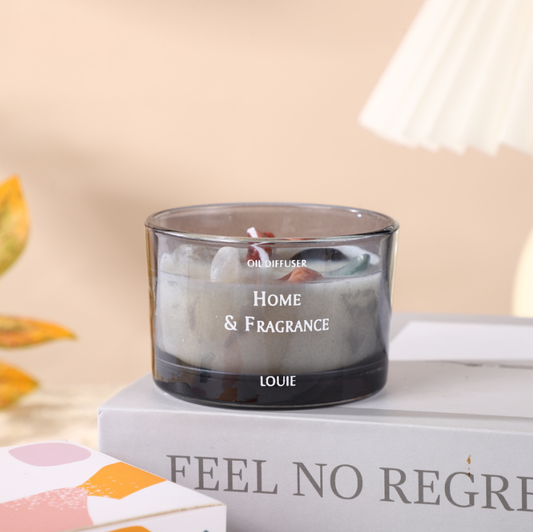 Ins-scented candle-rose sandalwood-soybean mixed wax-1 piece