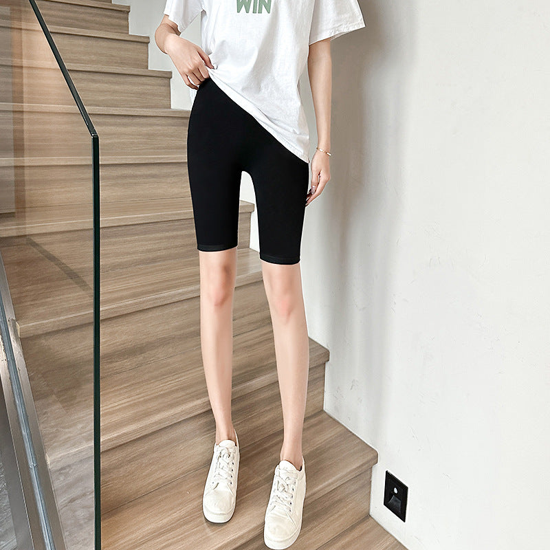 Kvinders Moderne Enkle Rhinestone Tætsiddende Fem-punkts Leggings